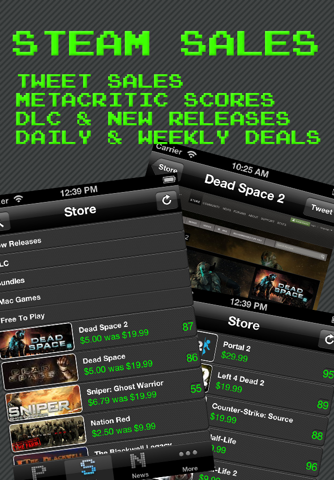 GameTabs: Steam Deals, Friends List, Achievements and News screenshot 2