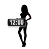 Pretty Girl Clock