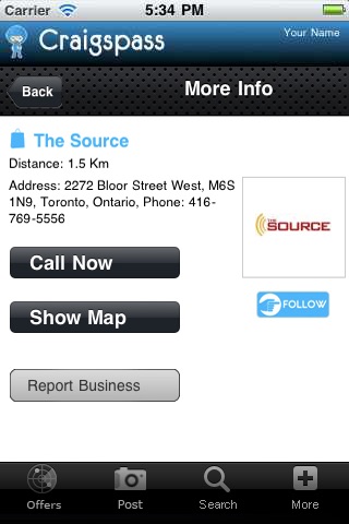 Craigspass - Save where you are!