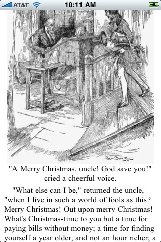 Christmas Carol (by Charles Dickens) screenshot