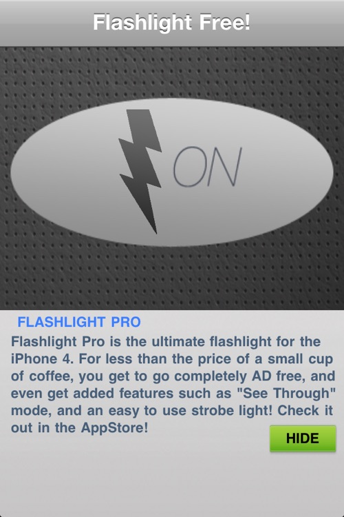 Flashlight FREE for iPhone 4!