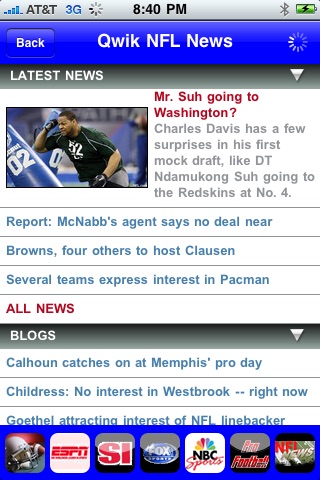 Qwik NFL News screenshot-3