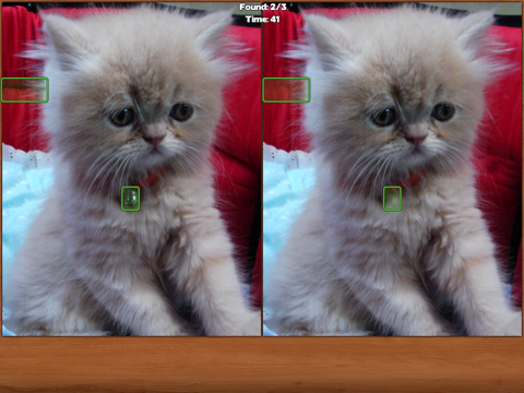 Cats Spot the Difference iPad app afbeelding 3