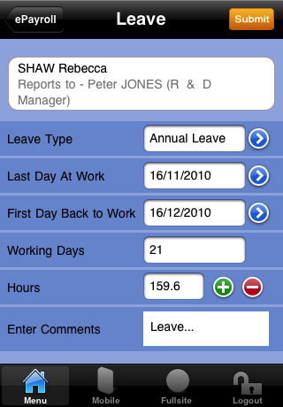 Employee Self Service - Powered by ePayroll screenshot 4