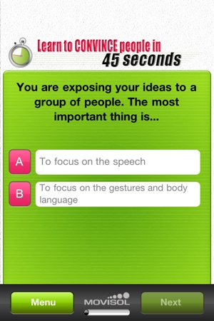 Learn to convince people in 45 seconds(圖2)-速報App