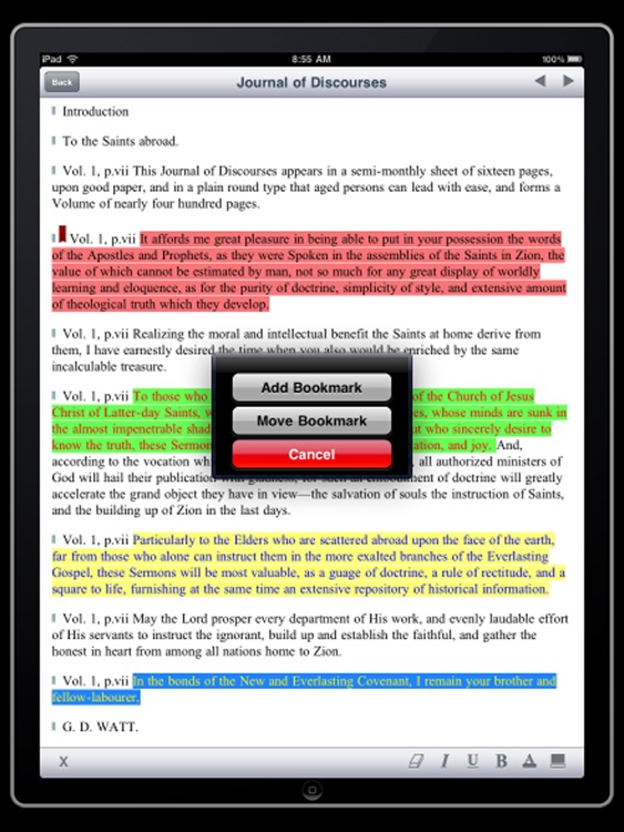 LDS Journal of Discourses for iPad