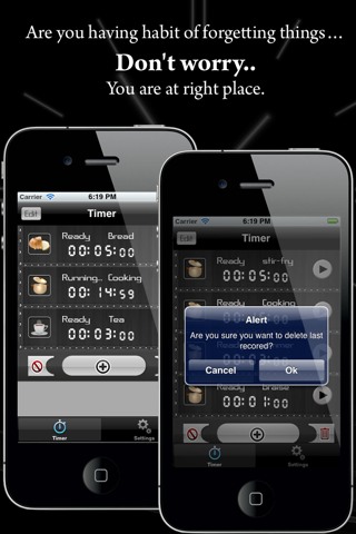 Cooking Timer! Lite screenshot 2