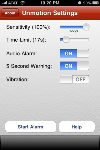 Unmotion Motionless Detector