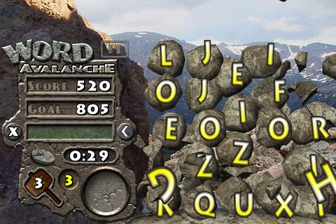 Word Avalanche FREE. screenshot 2