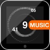 click.clock HD with music playback controls