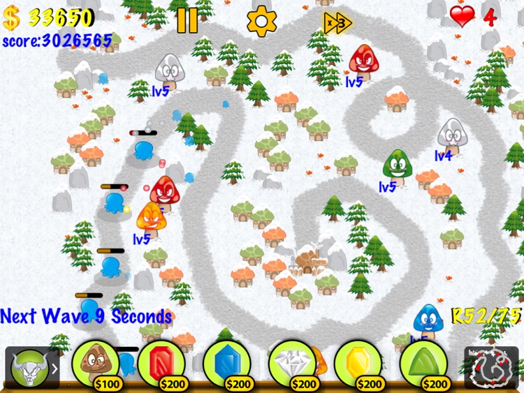 Mushroom Farm Defense HD screenshot-3
