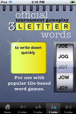 3 Letter Word Bible screenshot-3