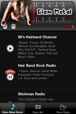 Glam Rock Radio FM - 80s Hair Metal at its Best screenshot 4