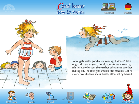 Pixie Book "Connie Learns How to Swim" screenshot 3