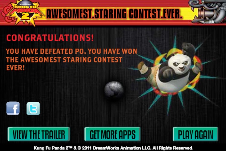 The Kung Fu Panda 2 Awesomest Staring Contest E... screenshot-4