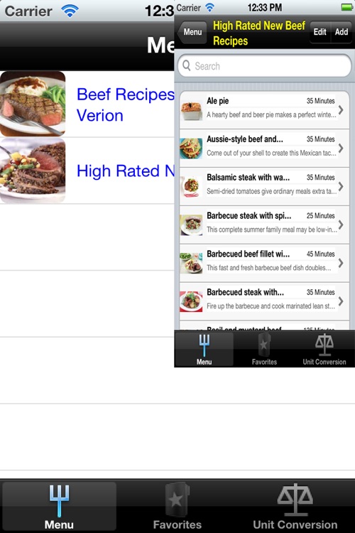 Beef Recipes for iPhone