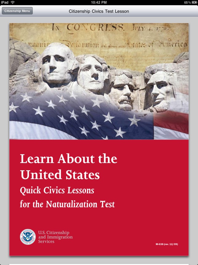Free US Citizenship Test on the App Store