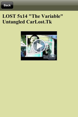 LOST ADDICT - The Unofficial LOST iPhone Fan APP