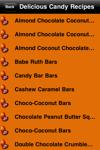 Delicious Candy Recipes screenshot 2