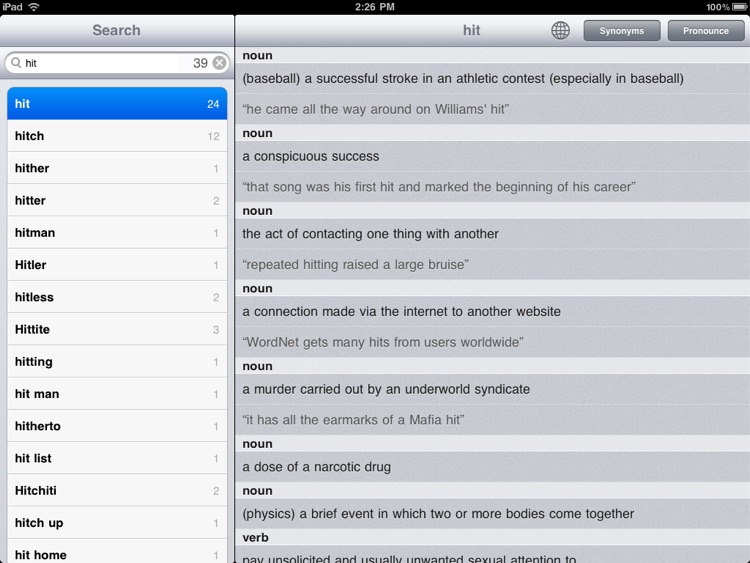 Dictionary! for iPad