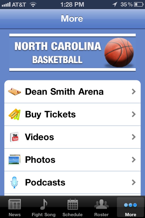 North Carolina Tar Heel Basketball