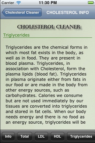 Cholestero Cleaner. screenshot 3