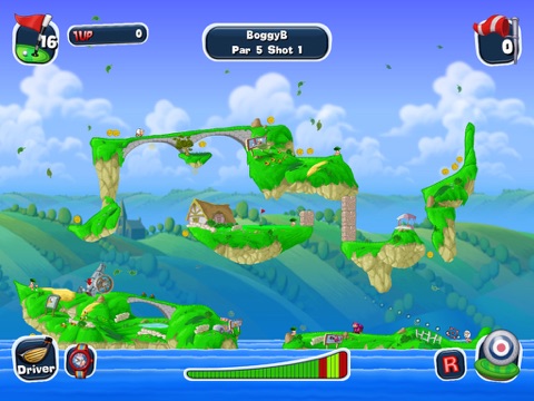 Worms Crazy Golf HD screenshot 2