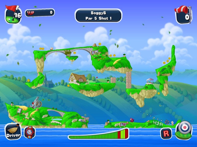 ‎Worms Crazy Golf HD Screenshot