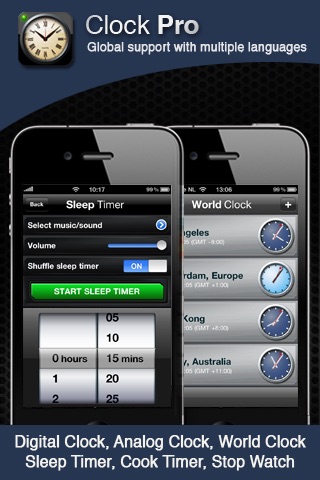 Clock Pro - Clocks, Timers and Alarm Clock screenshot-4