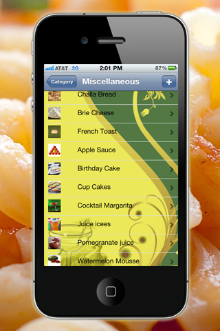 iRecipe Cookbook HD "Lite Edition" screenshot 3