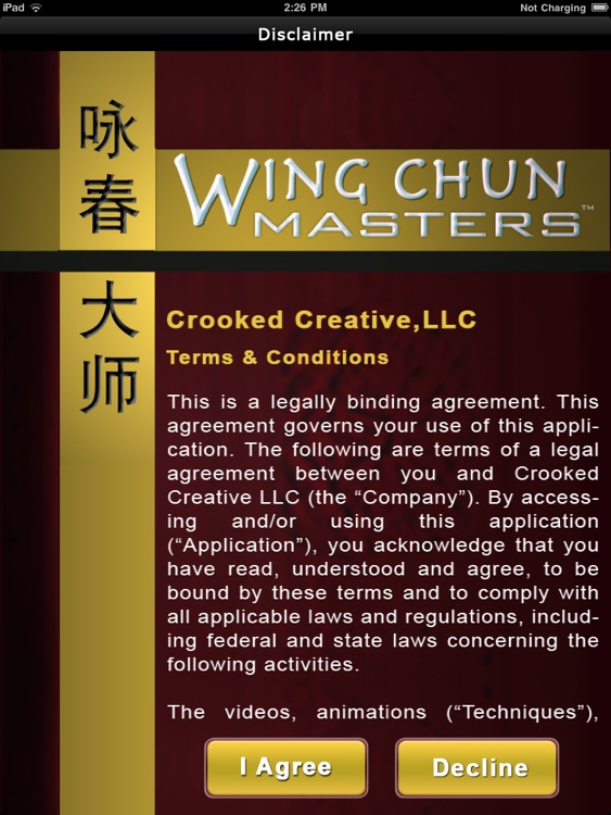 Wing Chun Masters - iPad Version