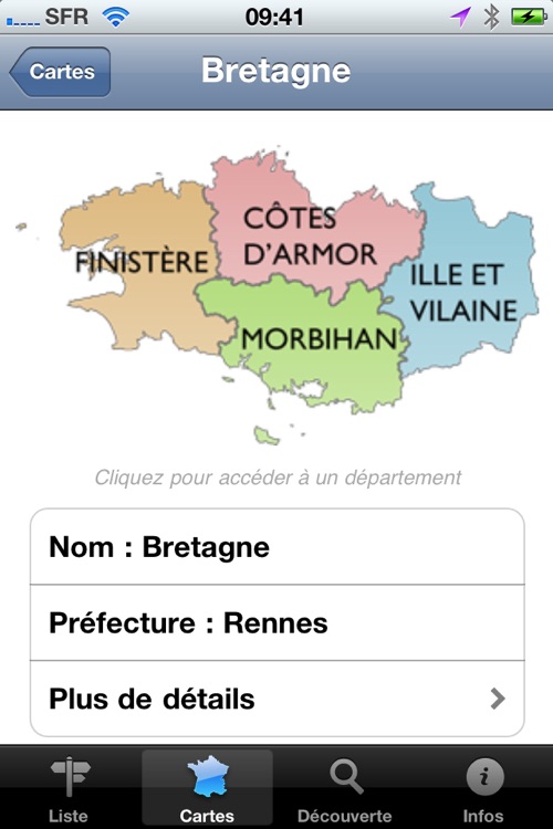 Départements et Régions de France