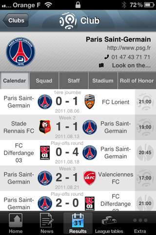 French Ligue 1 screenshot 2