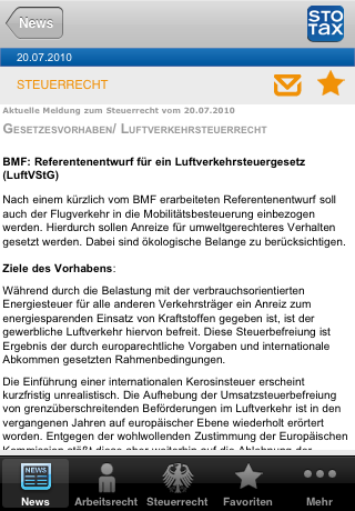 Stollfuß - Aktuelle News zum Steuer-, Arbeits- und Wirtschaftsrecht screenshot 3