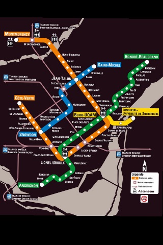 Montreal Metro Map