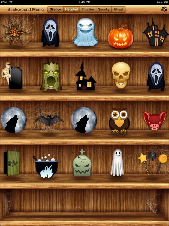 Halloween Sound Shelf