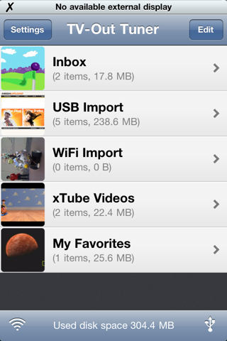 TV-Out Tuner(+Video Folder) Screenshot 1