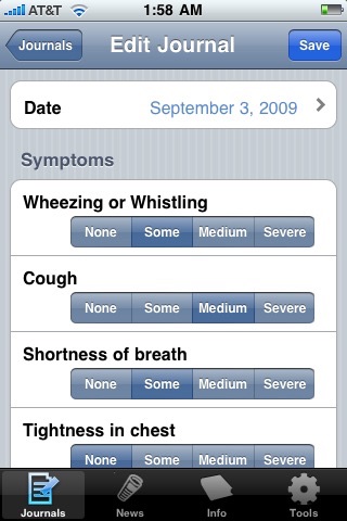 Asthma Journal Free screenshot-4