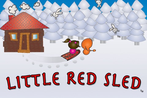 Little Red Sled - 3D Racing