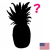 Fruits and Vegetables Silhouette Quiz (English)