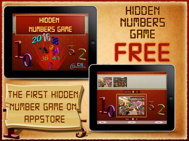 Hidden Numbers for iPad - LITE