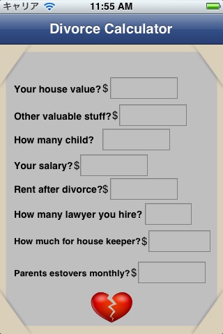 Divorce Calculator