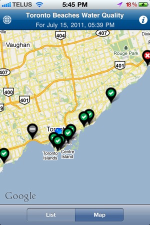 Toronto Beaches Water Quality(圖2)-速報App