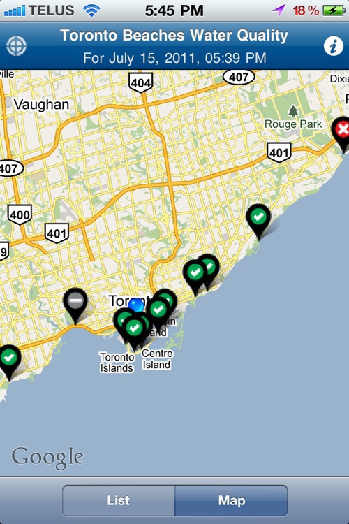 Toronto Beaches Water Quality