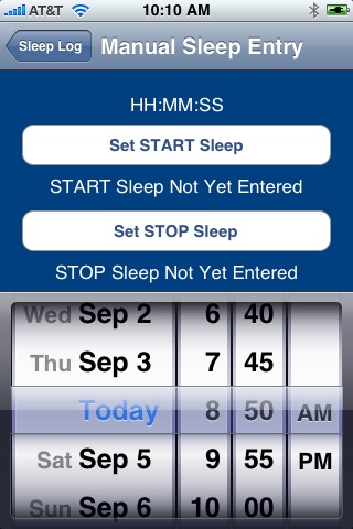 Sleep Log Simple screenshot 3