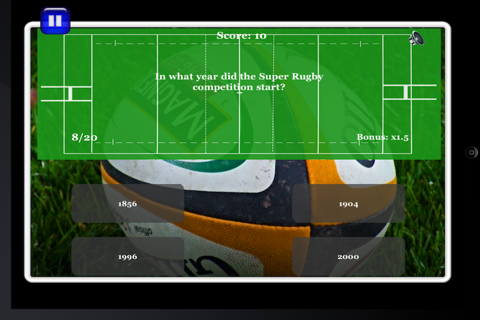 Big Rugby Quiz 2011 screenshot 3