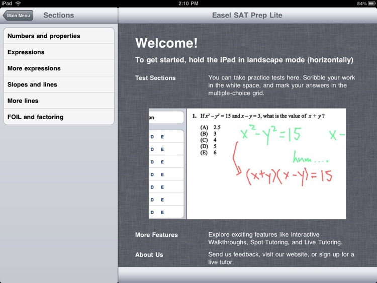 Easel Algebra I Lite