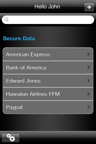 eyeD™ Lite Biometric Password Manager screenshot 2