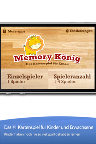 How to cancel & delete Memory König -  Das Kartenspiel für Kinder from iphone & ipad 1