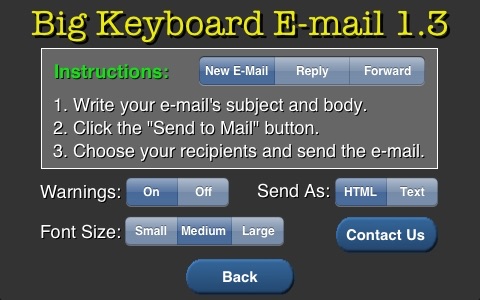 Big Keyboard Email